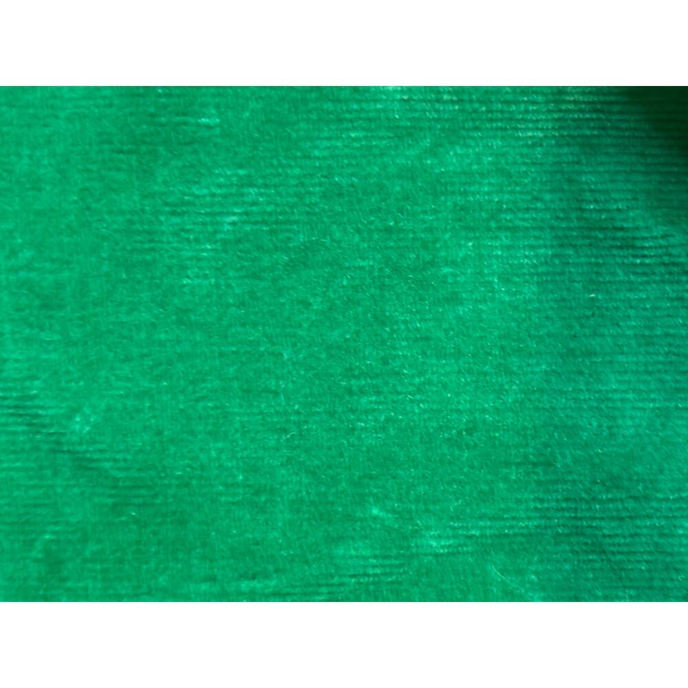 Flamingals Women’s Large Green Corduroy Pants Straight Wide Leg Cotton NWT - Picture 4 of 5